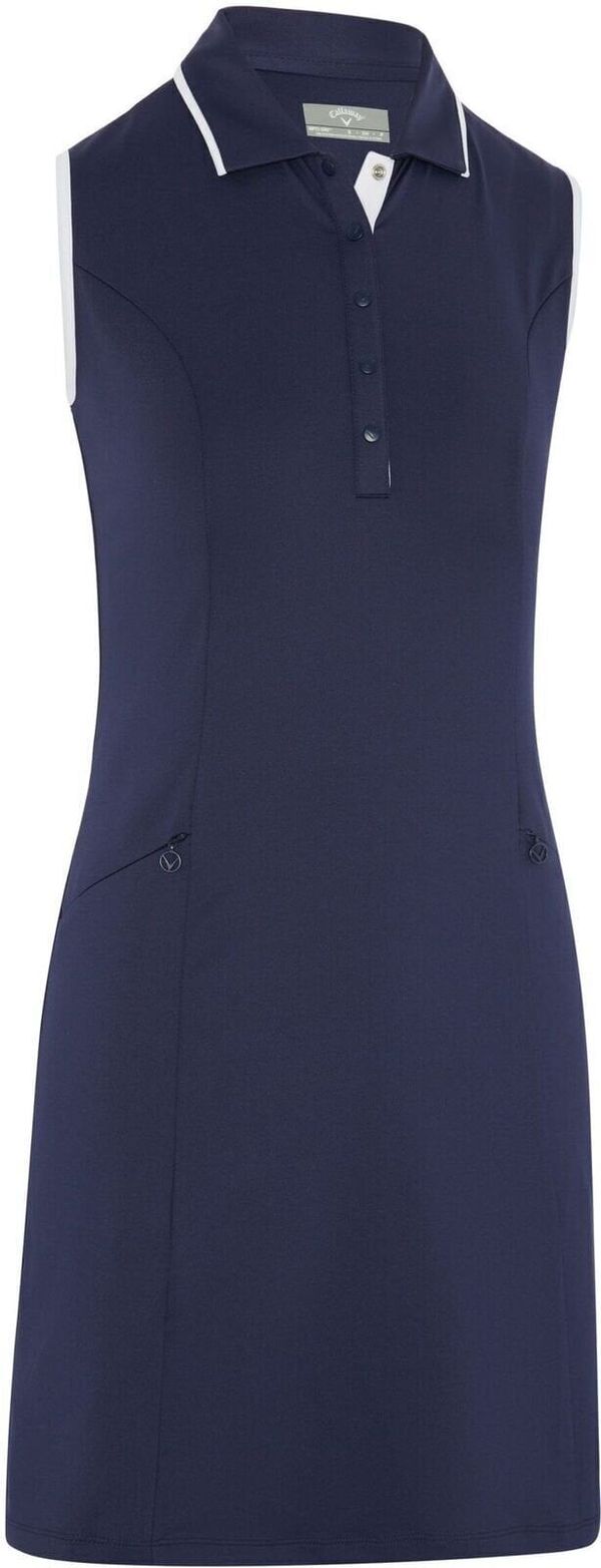 Callaway Callaway Womens Sleeveless Dress With Snap Placket Peacoat L