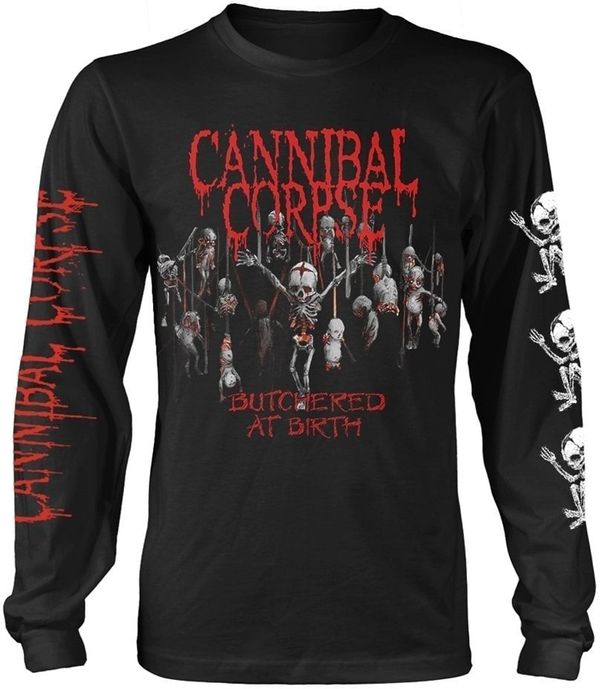 Cannibal Corpse Cannibal Corpse Majica Butchered At Birth Moška Black S