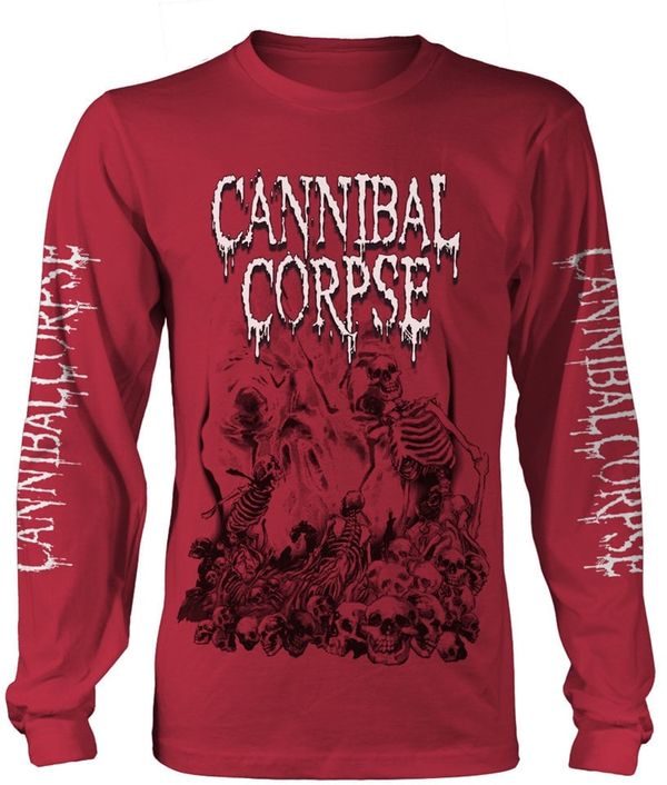 Cannibal Corpse Cannibal Corpse Majica Pile Of Skulls 2018 Red M