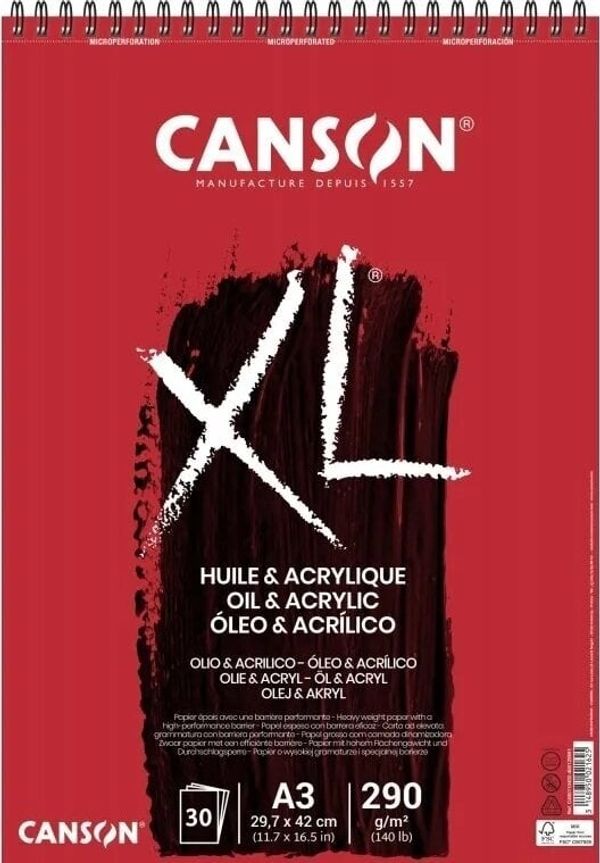 Canson Canson Sp XL Huile Et Acrylique Skicirka A3 290 g