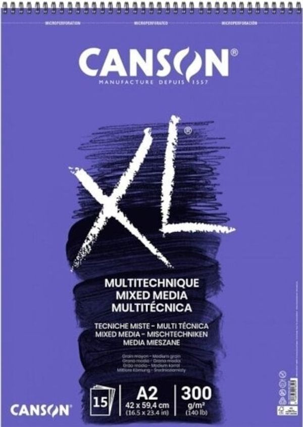 Canson Canson Sp XL Mixed Media Textured Skicirka A2 300 g