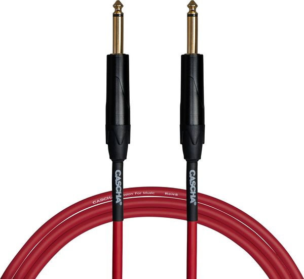 Cascha Cascha Advanced Line Guitar Cable Rdeča 9 m Ravni - Ravni