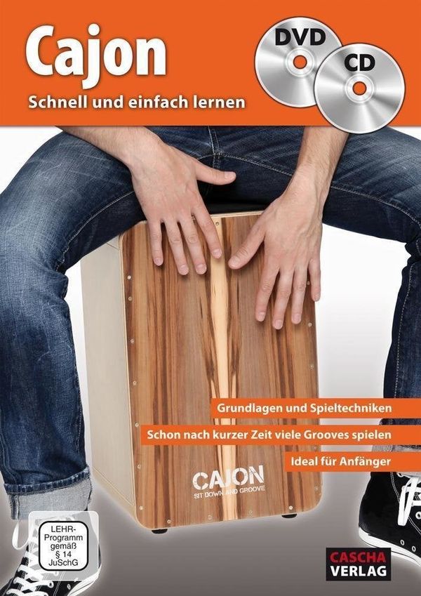 Cascha Cascha Cajon - Fast and easy way to learn (with CD and DVD) Note