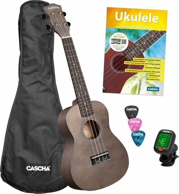 Cascha Cascha CUC101S Koncertne ukulele Black