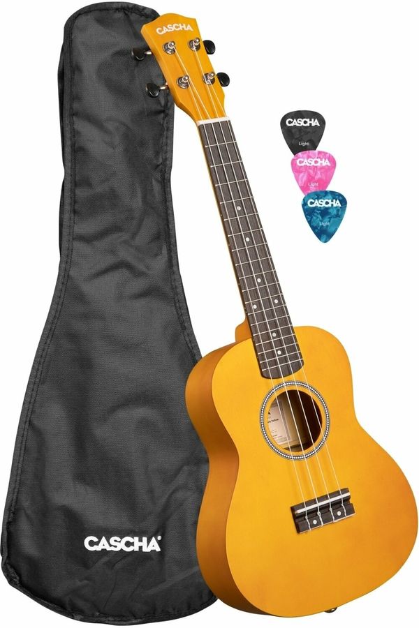 Cascha Cascha CUC105 Linden Koncertne ukulele Yellow