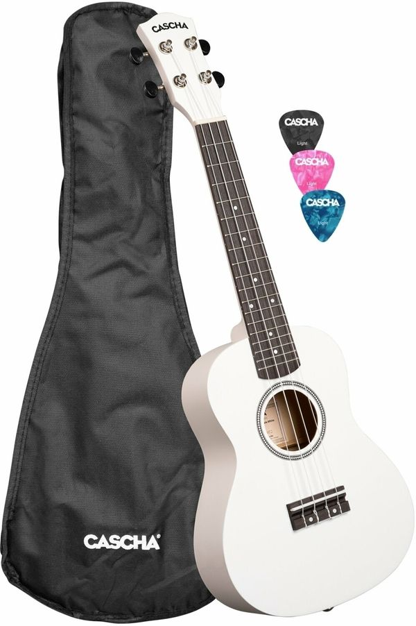 Cascha Cascha CUC106 Linden Koncertne ukulele White