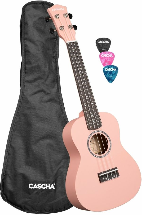 Cascha Cascha CUC107 Linden Koncertne ukulele Pink