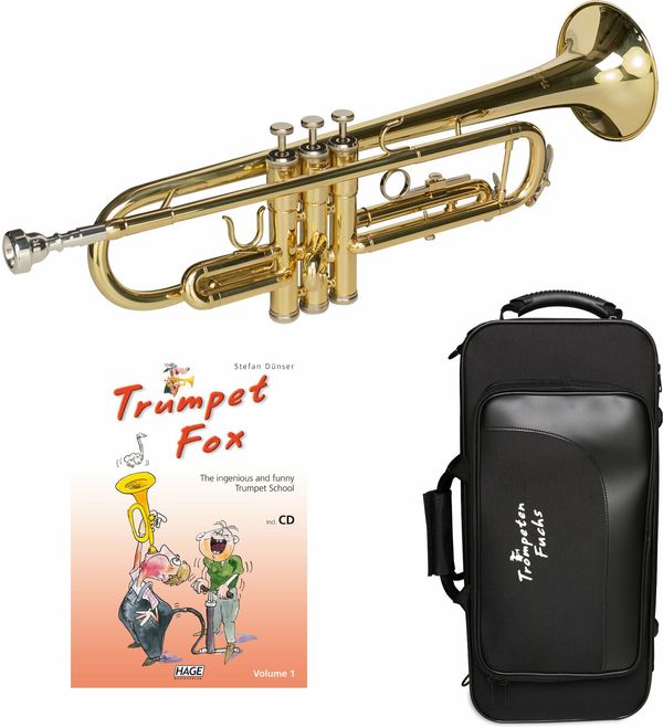 Cascha Cascha EH 3820 EN Trumpet Fox Beginner Set Bb trobenta