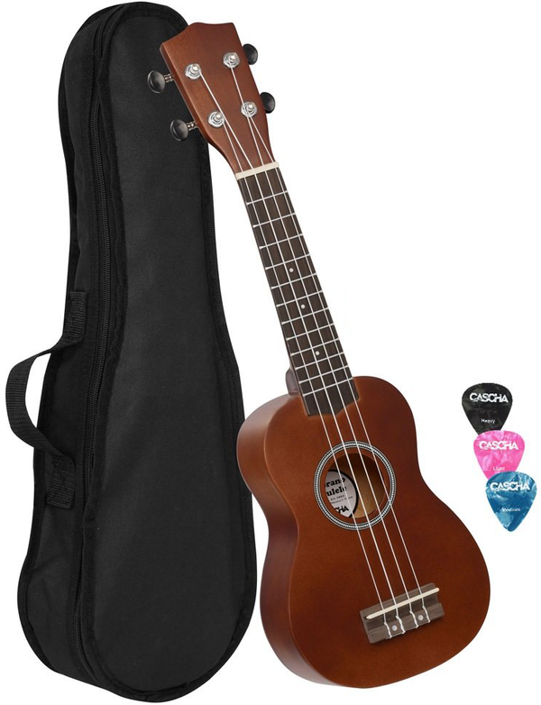 Cascha Cascha EH 3953 Soprano ukulele Rjav