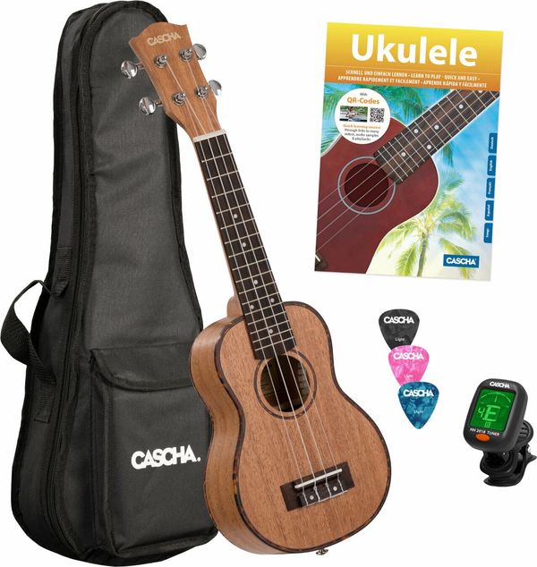 Cascha Cascha HH 2027 Premium Soprano ukulele Natural