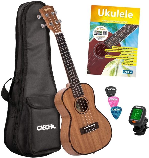 Cascha Cascha HH 2036 Premium Koncertne ukulele Natural