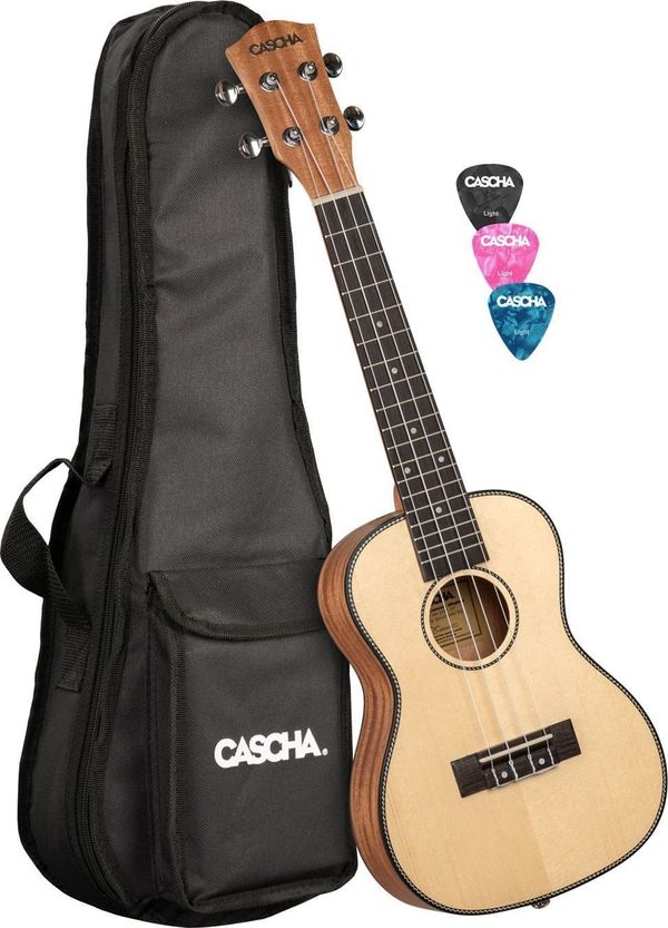 Cascha Cascha HH 2151 Koncertne ukulele Natural