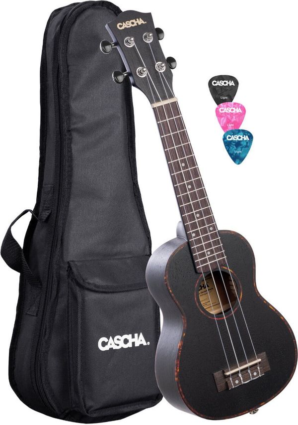 Cascha Cascha HH 2262 Premium Soprano ukulele Črna