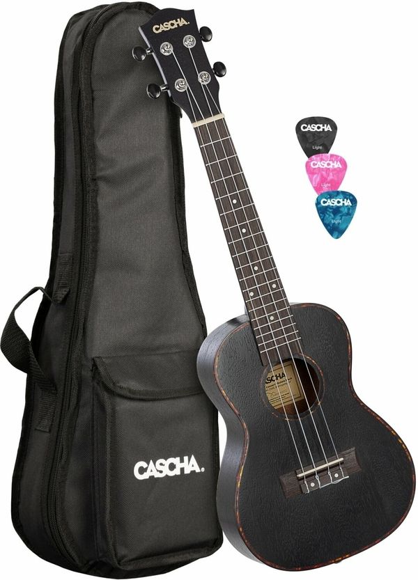 Cascha Cascha HH 2300L Koncertne ukulele Black