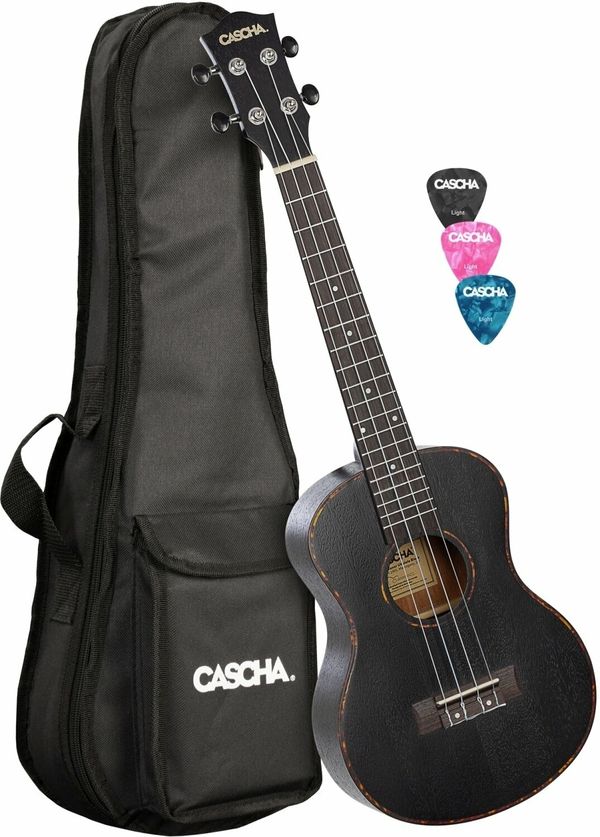 Cascha Cascha HH 2305L Tenor ukulele Black