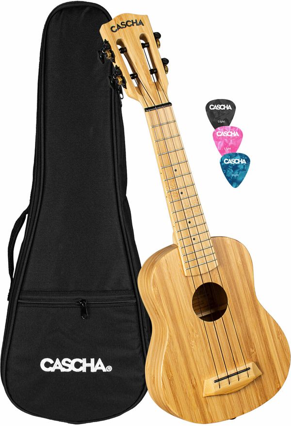 Cascha Cascha HH 2312 Bamboo Soprano ukulele Natural