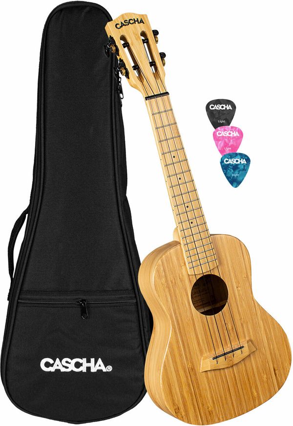 Cascha Cascha HH 2313 Bamboo Koncertne ukulele Natural