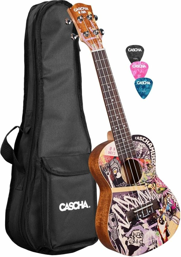 Cascha Cascha HH 2604 Art Series Koncertne ukulele Urban