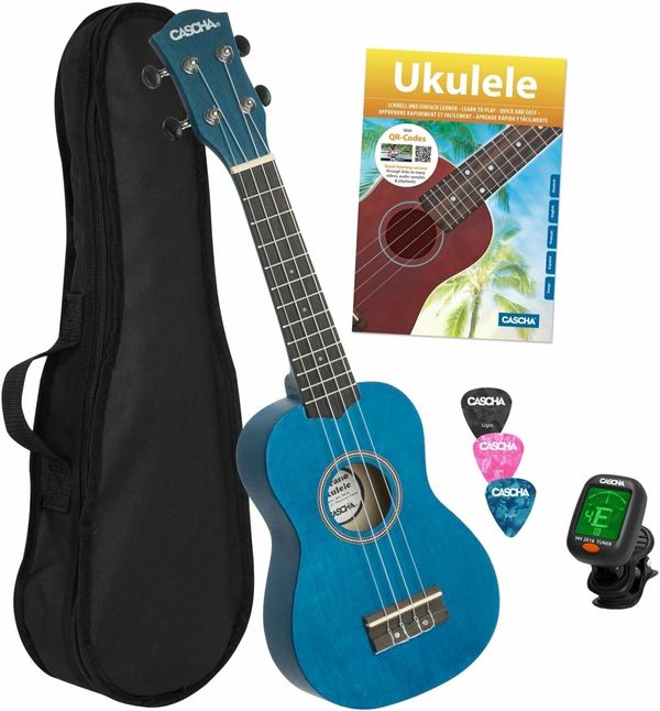 Cascha Cascha HH 3971 Soprano ukulele Blue