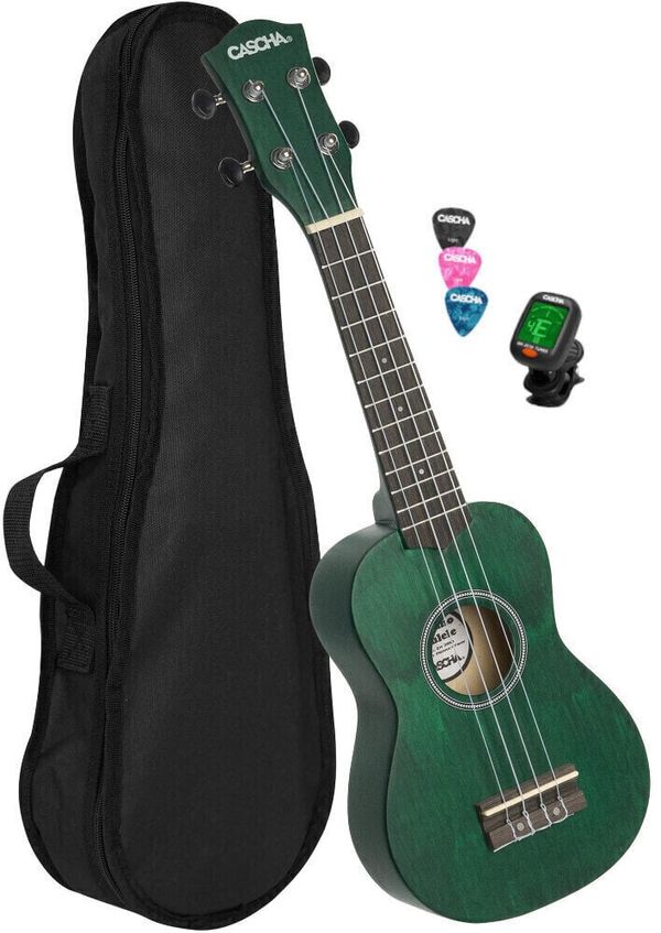 Cascha Cascha HH 3972 EN Soprano ukulele Green