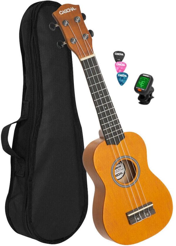 Cascha Cascha HH 3973 EN Soprano ukulele Yellow