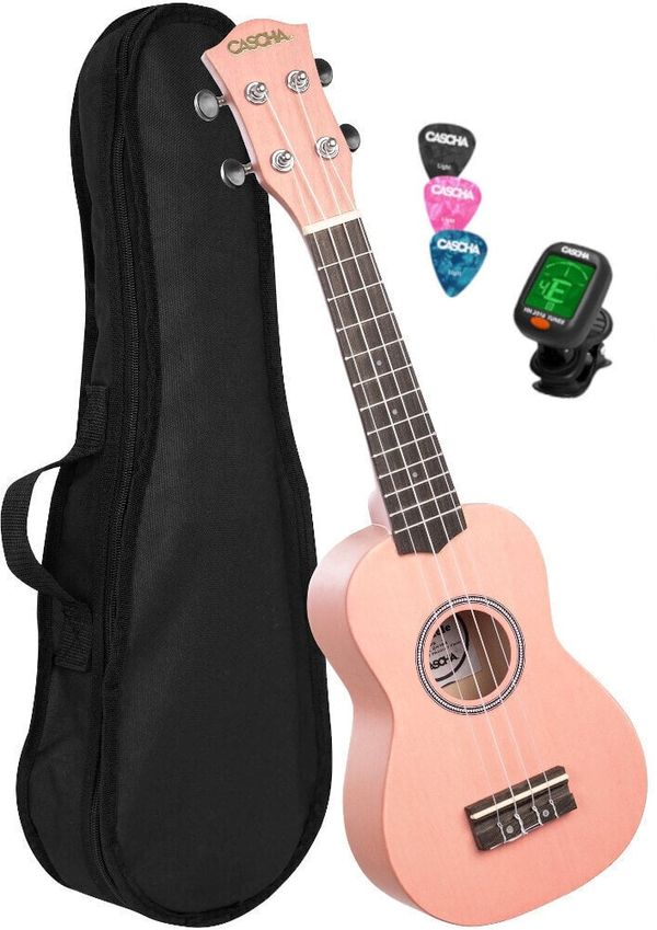 Cascha Cascha HH 3976 EN Soprano ukulele Pink