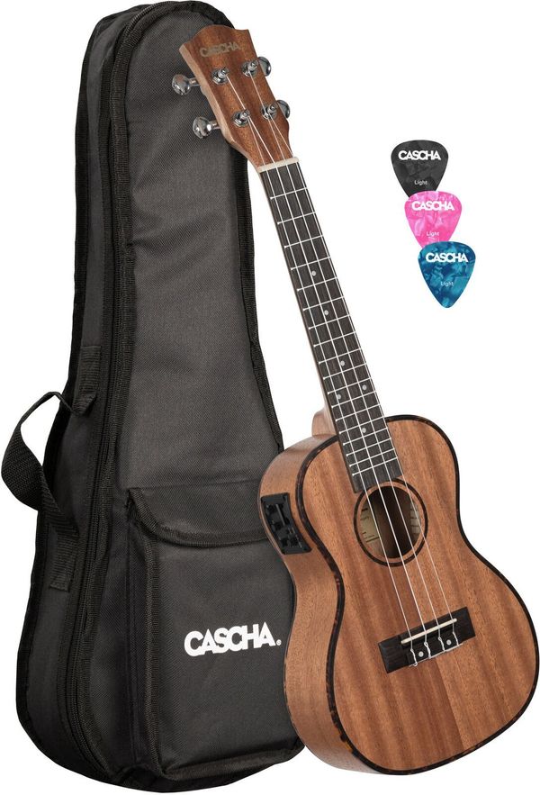 Cascha Cascha HH2035E Koncertne ukulele Natural