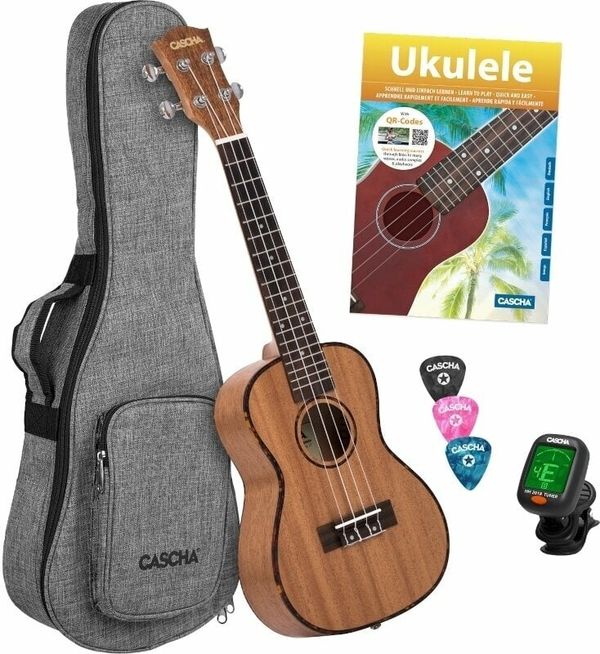 Cascha Cascha HH2152 Koncertne ukulele Natural