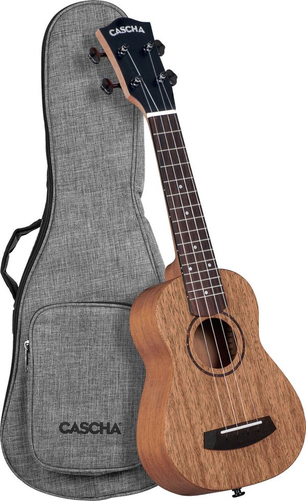 Cascha Cascha Soprano Ukulele Mahogany Solid Soprano ukulele Natural