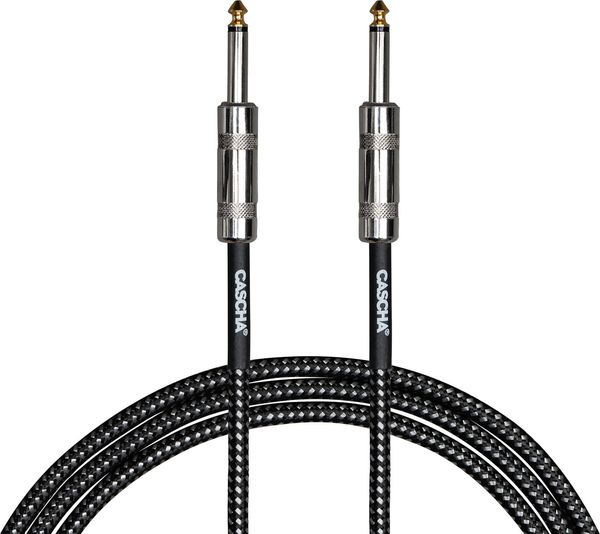 Cascha Cascha Standard Line Guitar Cable Črna 9 m Ravni - Ravni