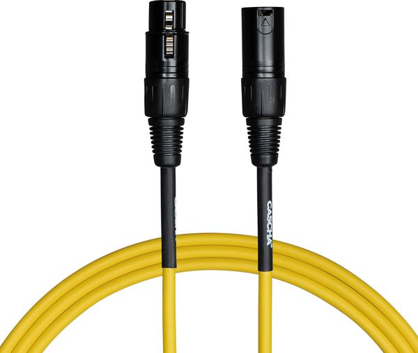 Cascha Cascha Standard Line Microphone Cable Rumena 9 m