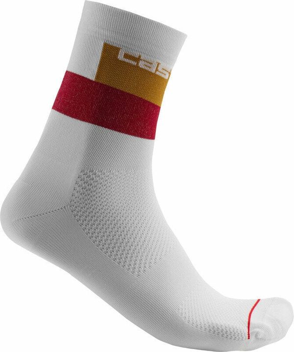 Castelli Castelli Blocco 15 Sock Ivory S/M Kolesarske nogavice