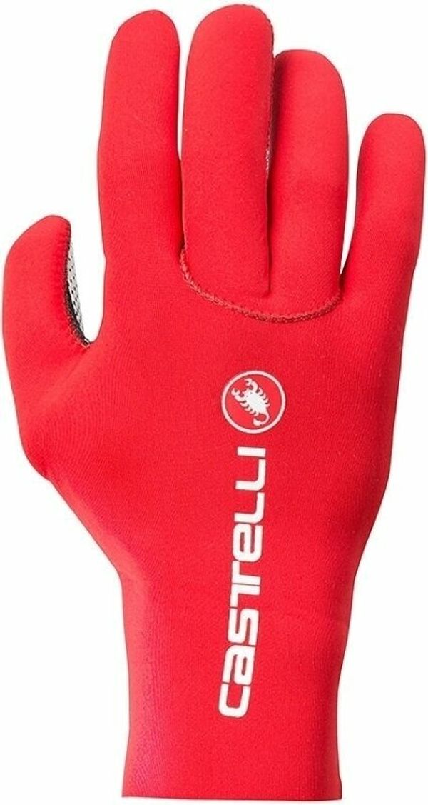 Castelli Castelli Diluvio C Red L-XL Kolesarske rokavice