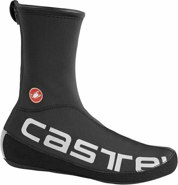 Castelli Castelli Diluvio UL Shoecover Black/Silver Reflex 2XL Kolesarske galoše
