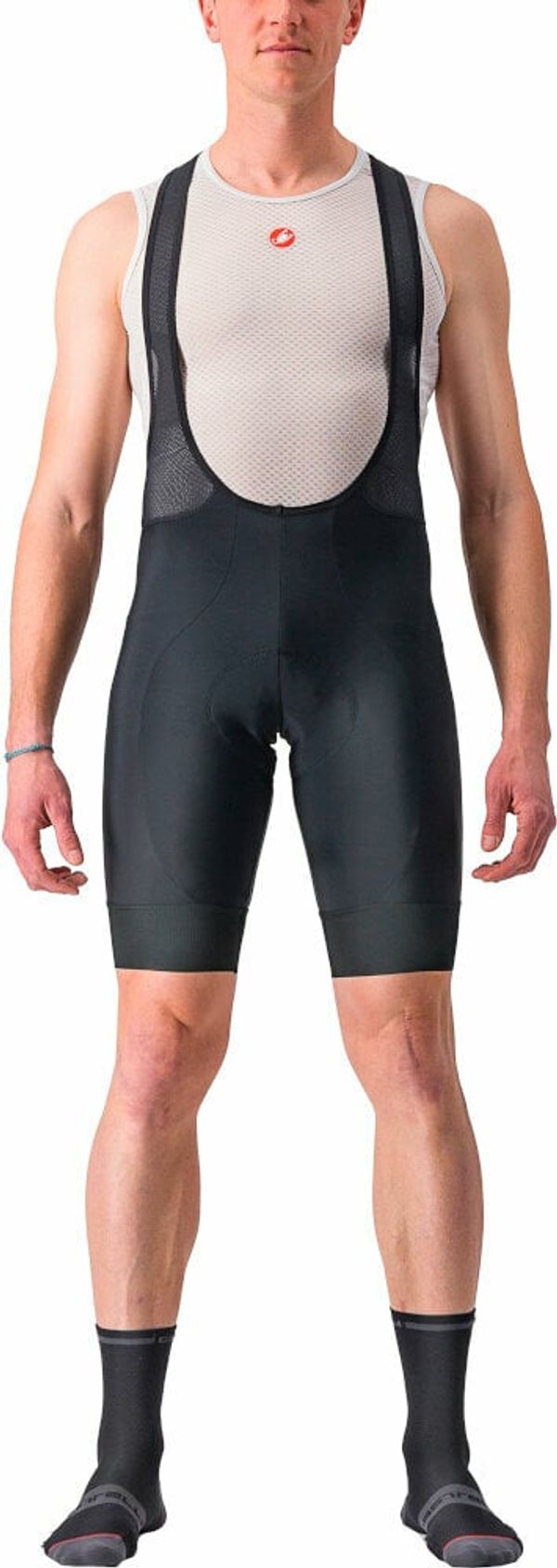 Castelli Castelli Entrata 2 Bibshort Black 2XL Kolesarske hlače