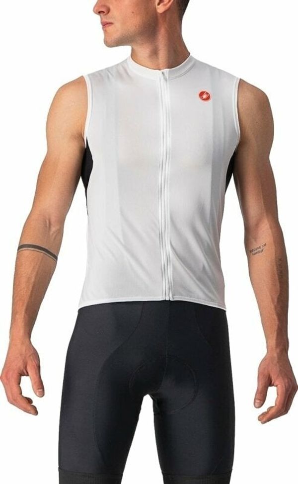 Castelli Castelli Entrata VI Jersey Ivory/Light Black/Red S