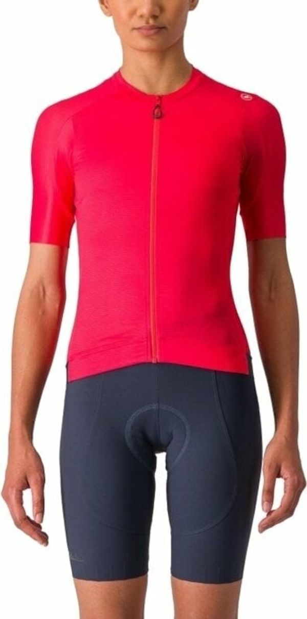 Castelli Castelli Espresso W Jersey Jersey Hibiscus/Dark Gray L