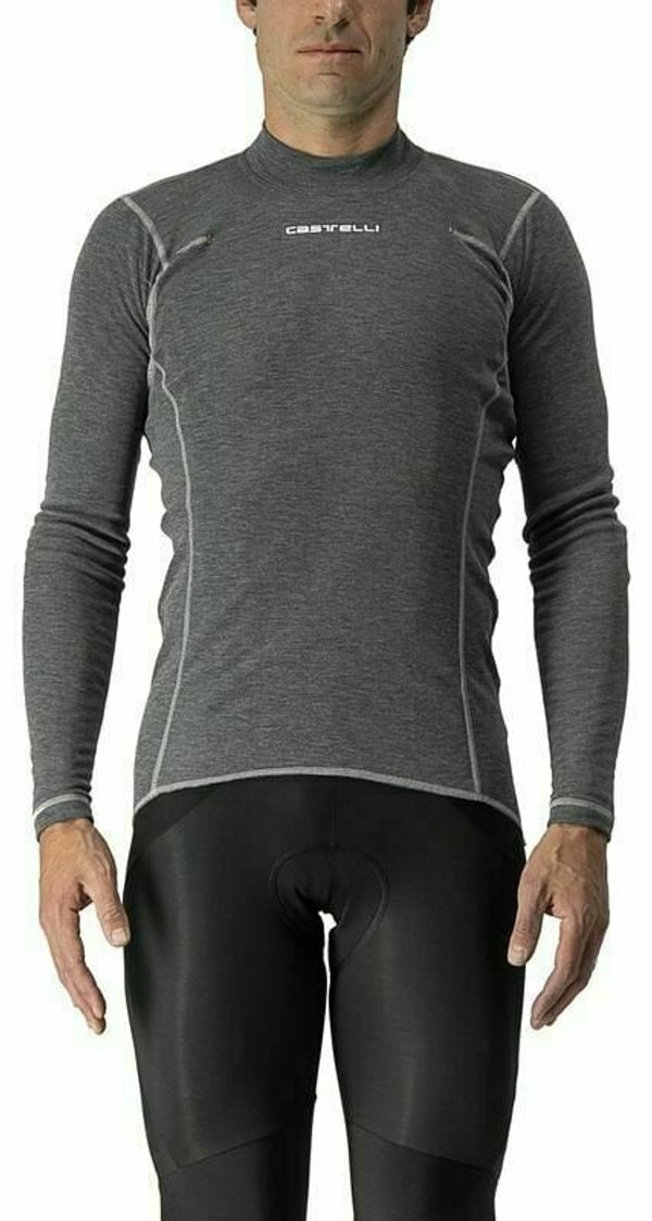 Castelli Castelli Flanders Warm Long Sleeve Funkcionalno spodnje perilo Gray L