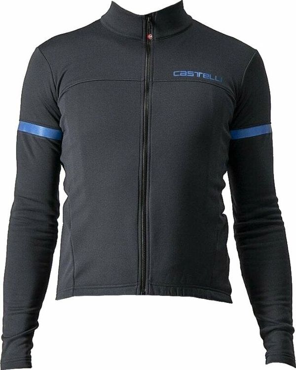 Castelli Castelli Fondo 2 Full Zip Dres Light Black/Blue Reflex 3XL