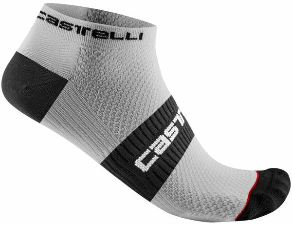 Castelli Castelli Lowboy 2 Sock White/Black S/M Kolesarske nogavice