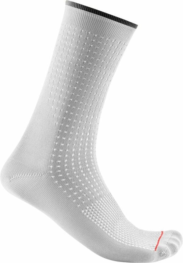 Castelli Castelli Premio 18 Sock White S/M Kolesarske nogavice