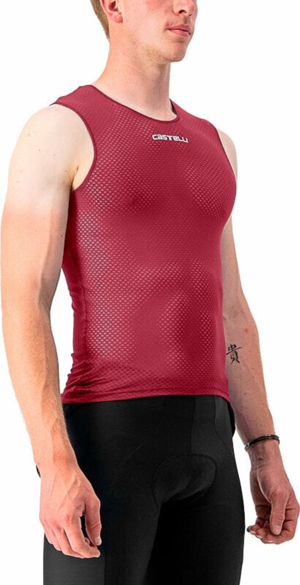 Castelli Castelli Pro Mesh 2.0 Sleeveless Brezrokavnik Bordeaux XL