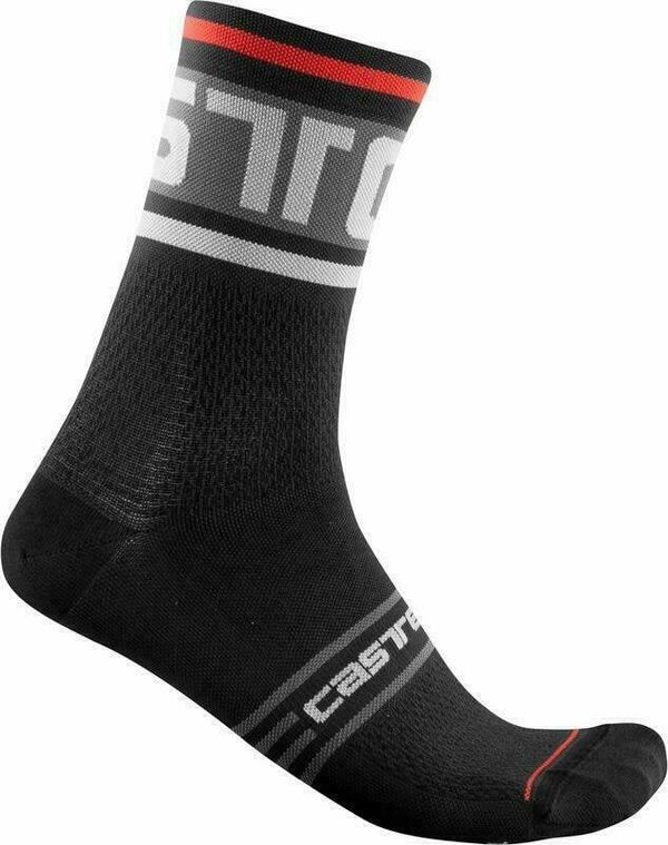 Castelli Castelli Prologo 15 Sock Black 2XL Kolesarske nogavice