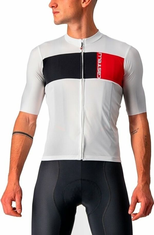 Castelli Castelli Prologo 7 Jersey Jersey Ivory/Light Black-Red 2XL