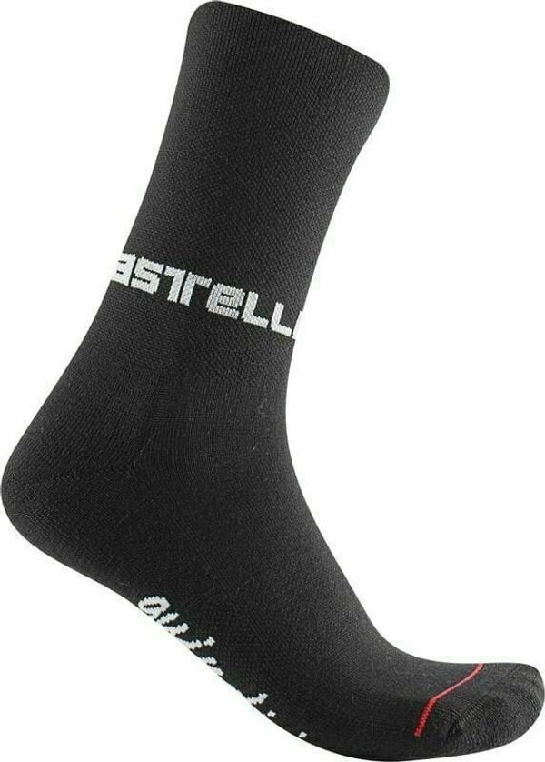 Castelli Castelli Quindici Soft Merino W Sock Black S/M Kolesarske nogavice