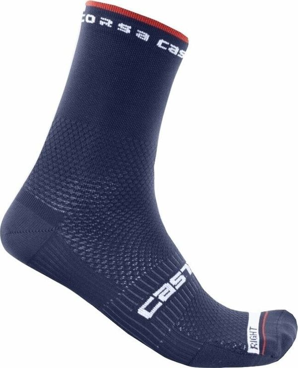 Castelli Castelli Rosso Corsa Pro 15 Sock Belgian Blue S/M Kolesarske nogavice