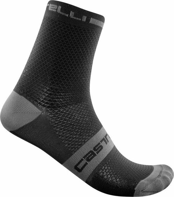 Castelli Castelli Superleggera T 12 Sock Black 2XL Kolesarske nogavice