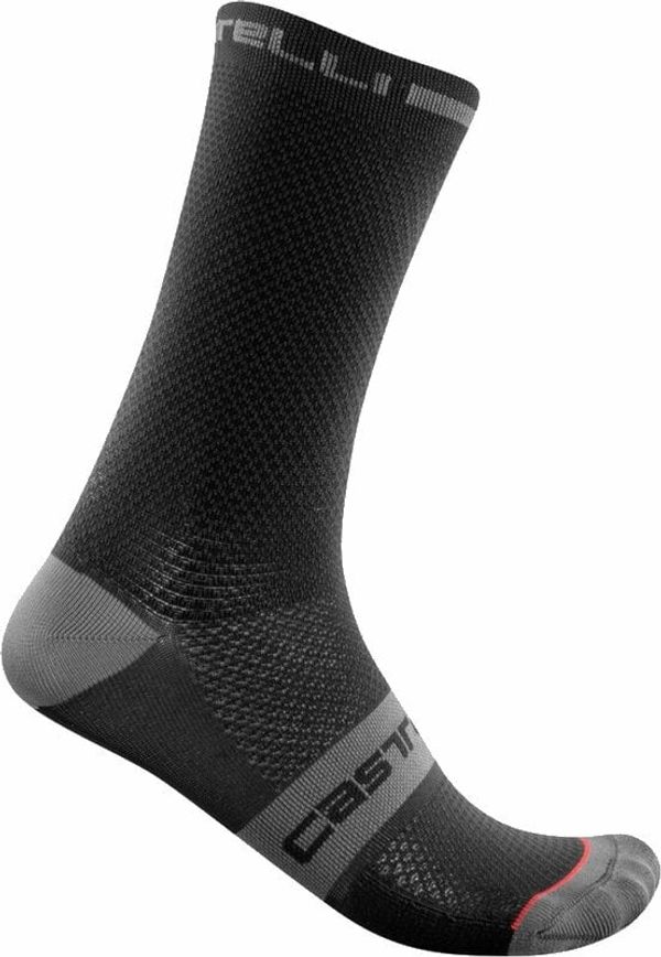 Castelli Castelli Superleggera T 18 Sock Black 2XL Kolesarske nogavice