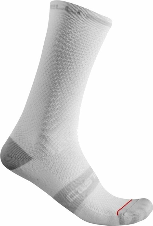 Castelli Castelli Superleggera T 18 Sock White L/XL Kolesarske nogavice