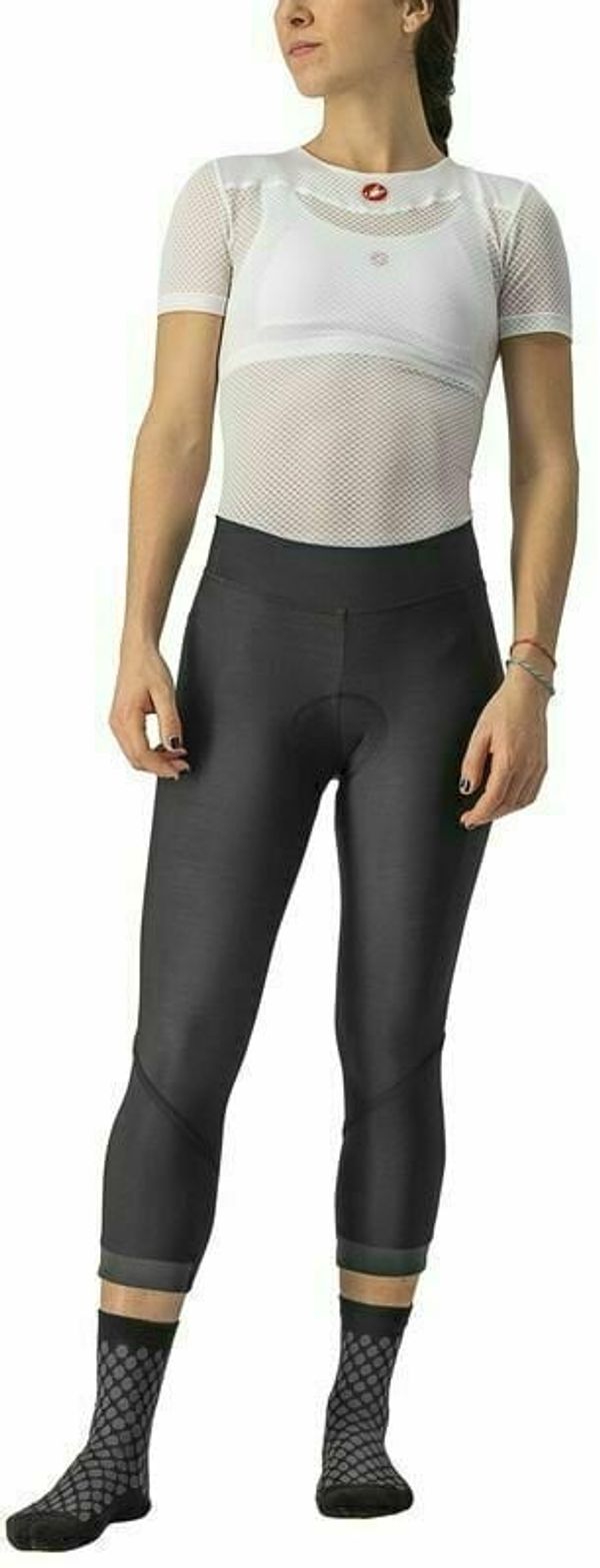 Castelli Castelli Velocissima Thermal Knicker Black/Black Reflex L Kolesarske hlače